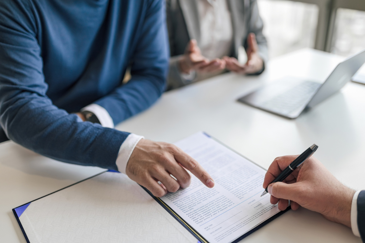 Business contract documents and agreement review